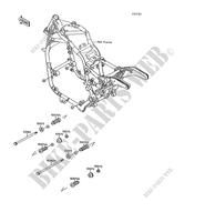 FRAME PARTS (COUVERTURE) for Kawasaki VN-15 1995